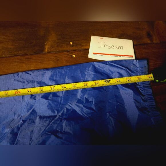 Patagonia Pants Adult Blue Track Parachute Windbreaker size XS made in Korea - Picture 8 of 12